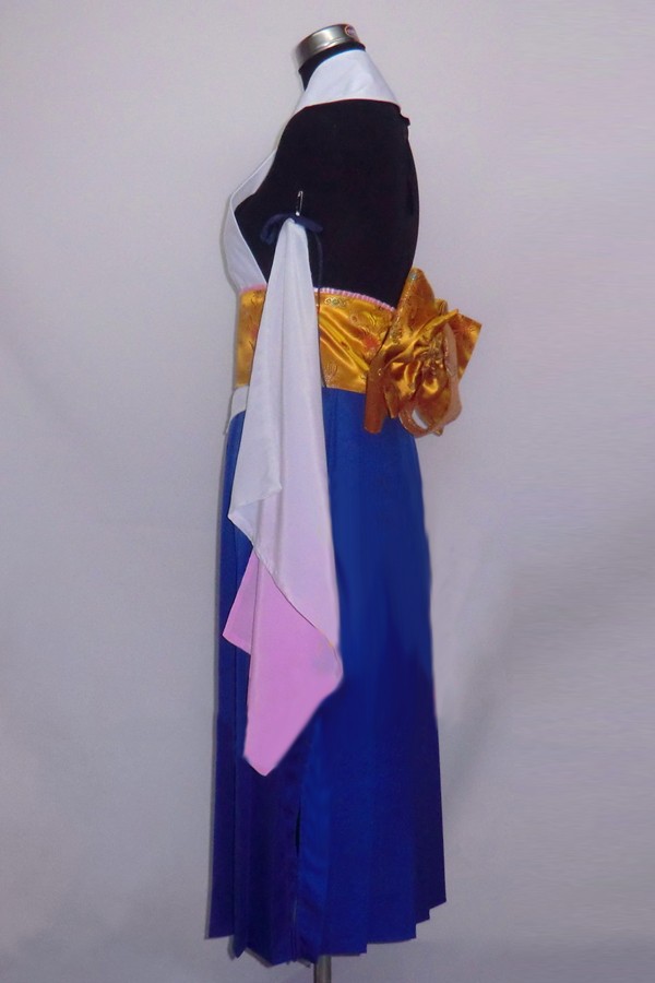 Game Costume Final Fantasy Yuna Kimono Summon Cosplay Costume - Click Image to Close